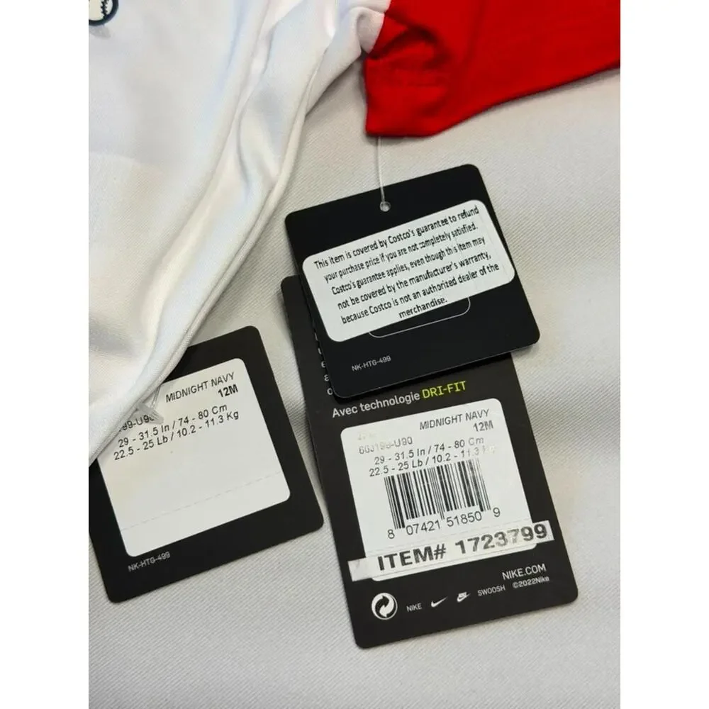 Nike Baby Boys Dri-FIT 2-Piece Set Baseball 
